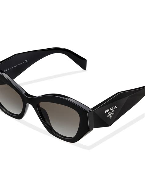 prada spr 23q cat eye sunglasses|Gradient Anthracite Gray Lenses Prada Symbole .